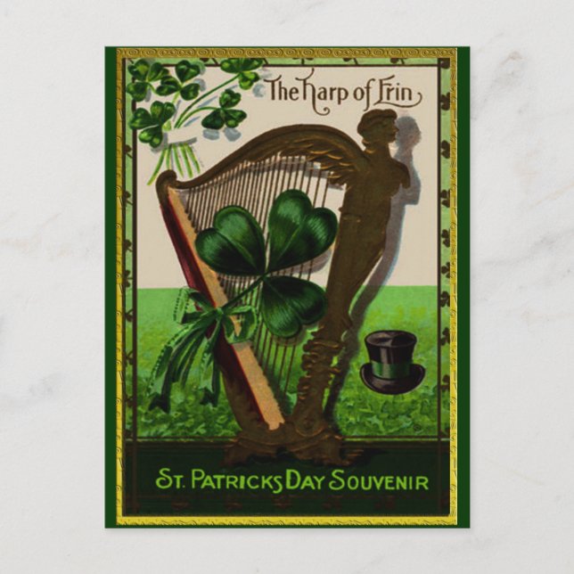 Postal Día de San Patricio (Anverso)