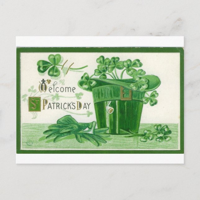 Postal Día de San Patricio (Anverso)
