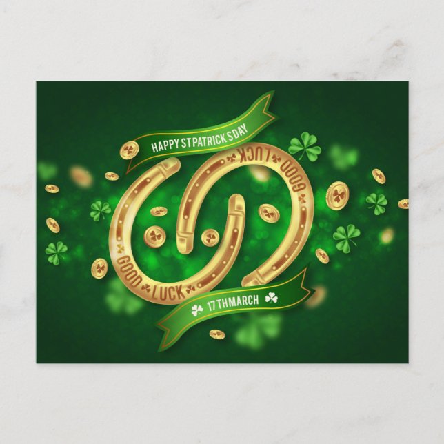 Postal Día de San Patricio (Anverso)