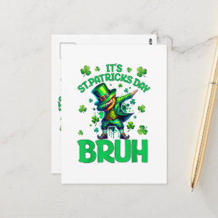 Postal Día de San Patricio Bruh