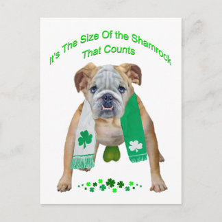 Postal Día de San Patricio, Bulldog de Shamrock