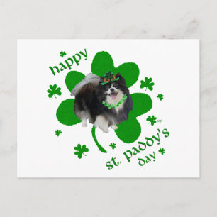 Postal Día de San Patricio de Pomerania Negro