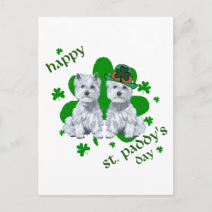 Postal Día de San Patricio de Westie