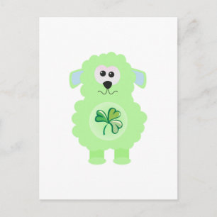 Postal Día de San Patricio Goofkins cordero