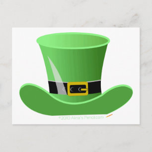 Postal Día de San Patricio, Gorra de Leprechaun Irlandés