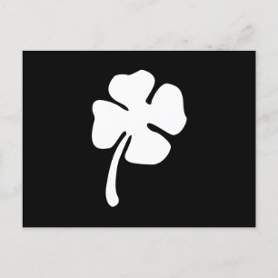 Postal Día de San Patricio - Negro y Negro