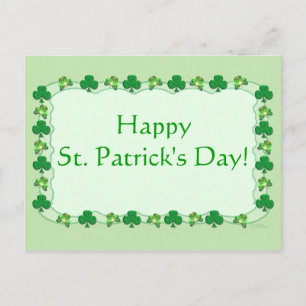 Postal Día de San Patricio - Shamrock mágico
