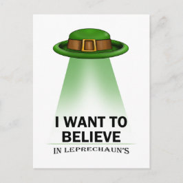 Postal día de san patrick, quiero creer