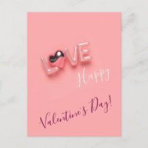  DÍA DE SAN VALENTÍN CORAZÓN ROSA MODERNO 