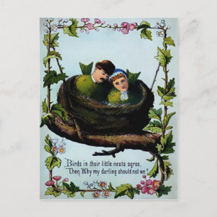 Postal Día de San Valentín de cosecha