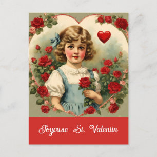 Postal Día de San Valentín francés