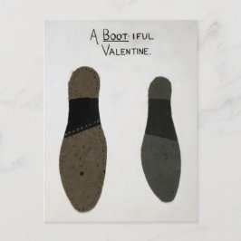 Postal Día de San Valentín Impar de Vintage