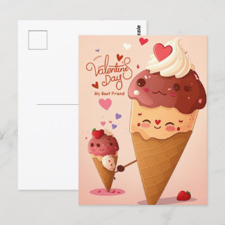 Postal día de San Valentín mi amigo