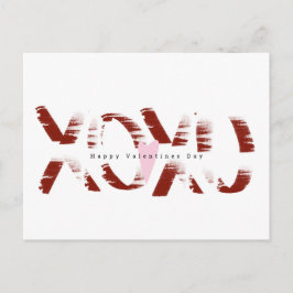 Postal Día de San Valentín Minimalista Letra a Mano Grung