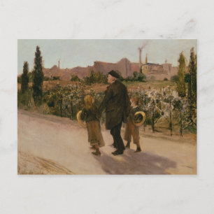 Postal Día de todas las almas, 1882