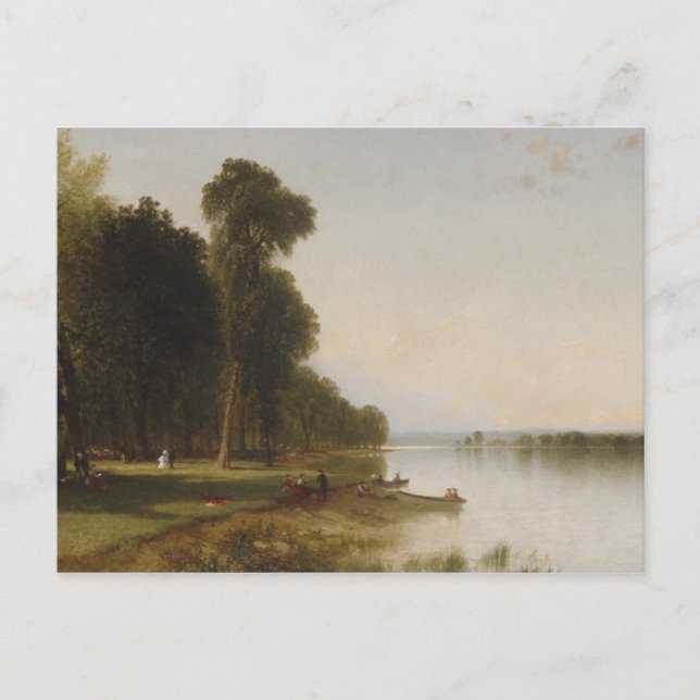 Postal Día de Verano en el Lago Conesus (Anverso)