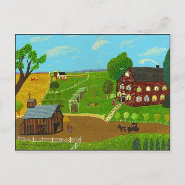 Postal Día de visitas (Anverso)