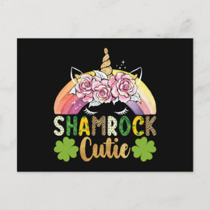 Postal Día del arcoiris de la comunidad de Shamrock de Un