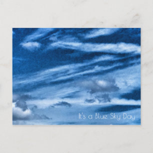 Postal Día del cielo azul