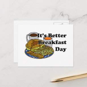 Postal Día del Desayuno Mejor