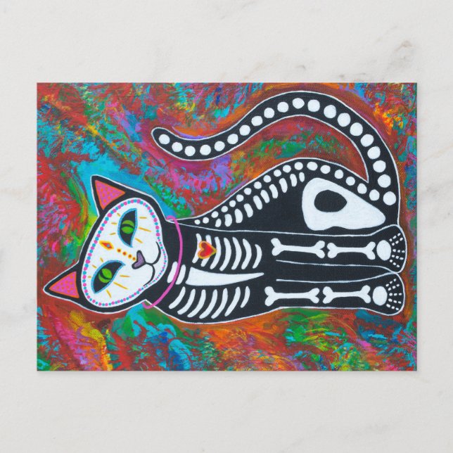 Postal Día del gato muerto II (Anverso)