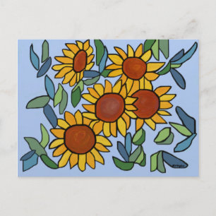 Postal Día del girasol