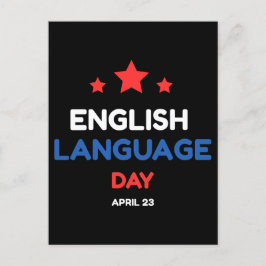 Postal Día del Inglés