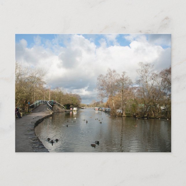 Postal Día del invierno en el Canal de Macclesfield (Anverso)