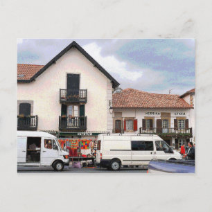 Postal Día del Mercado, Hélette, Francia