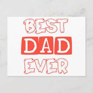 Postal Día del padre amor Mejor Papá del Mundo - Tributo