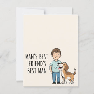 Postal Día del Padre del Mejor Amigo del Hombre