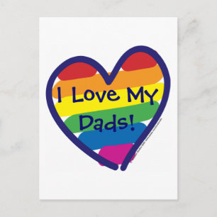 Postal Día del padre me encantan mis hijas
