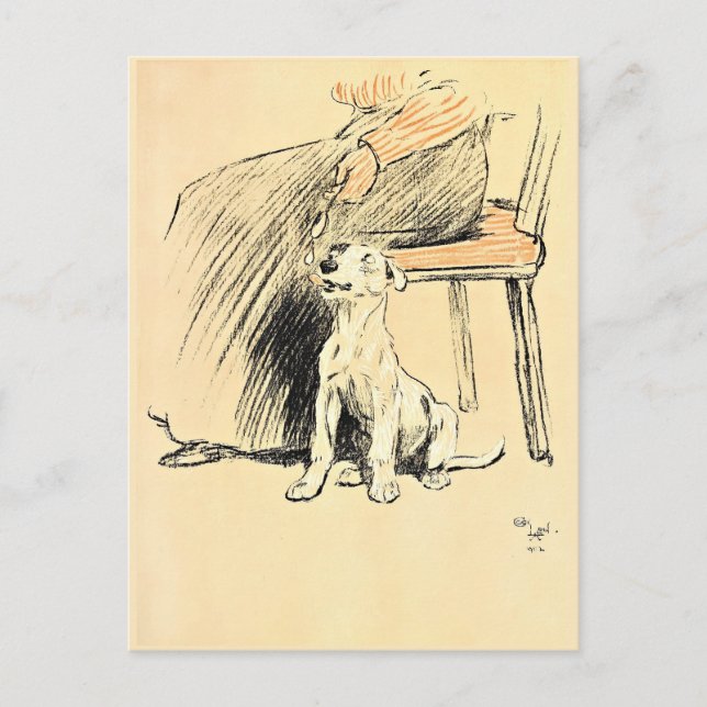 Postal Día del Perro Pl 12 (1902) Cecil Charles Windsor (Anverso)