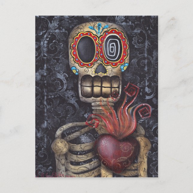 Postal Día del Sagrado Corazón de los Muertos