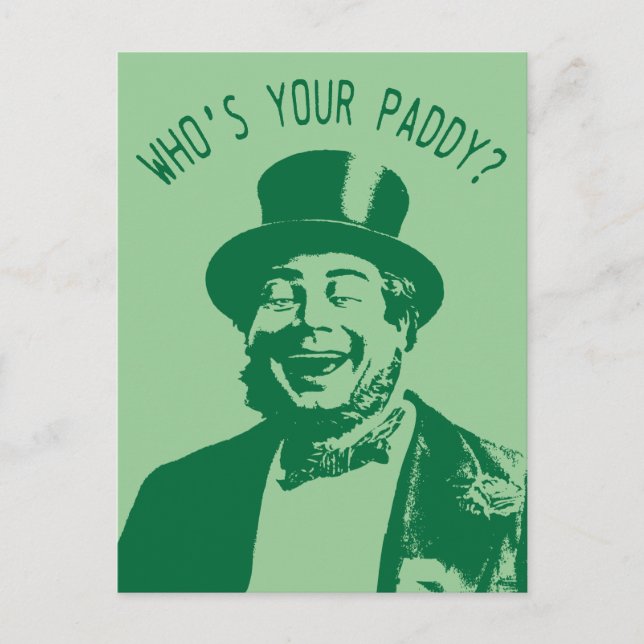 Postal Día del Santo Patrocinador de Paddy (Anverso)