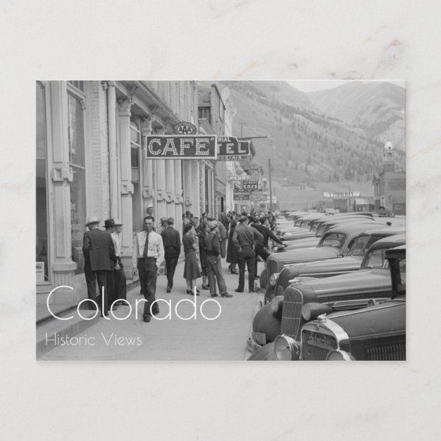 Postal Día Del Trabajo En Silverton, Colorado, 1940 (Anverso)