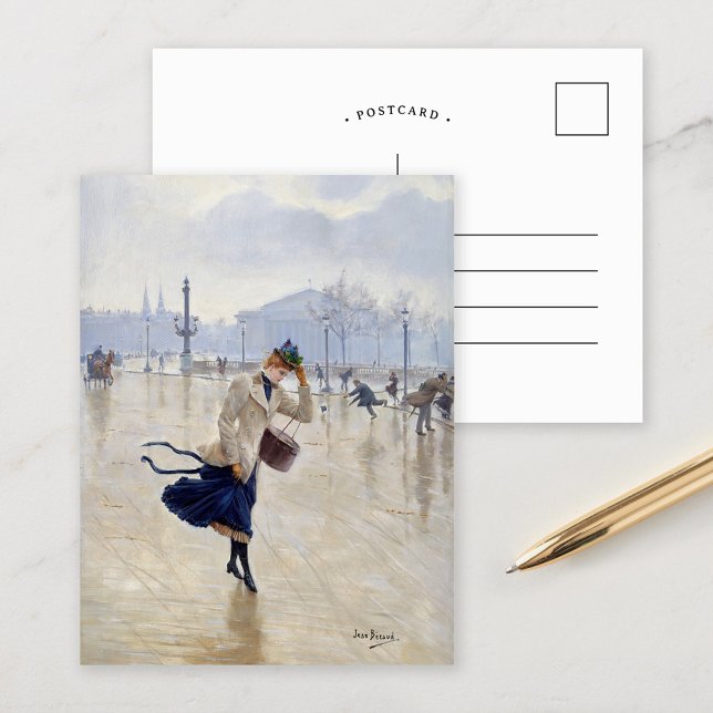 Postal Día del Viento | Jean Béraud (Subido por el creador)