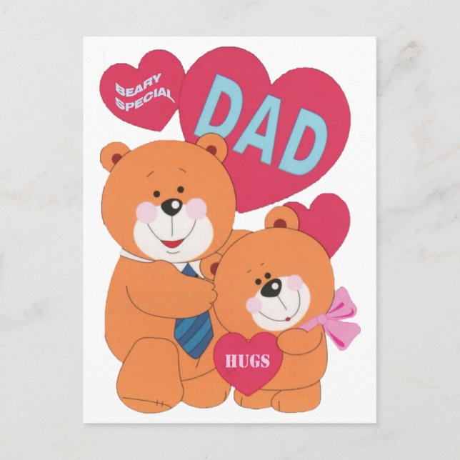 Postal Día especial del padre y la hija (Anverso)