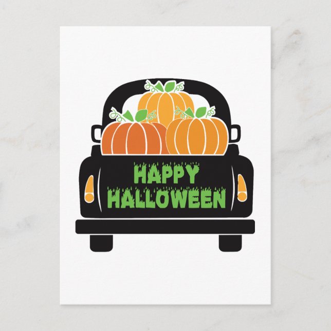 Postal Día feliz de Halloween 2021 disfraz (Anverso)