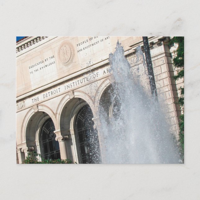 Postal DIA - Instituto de Artes de Detroit (Anverso)