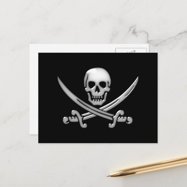 Postal Día Internacional de Hablar como un Pirata (Anverso/Reverso In Situ)