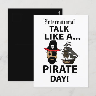 Postal Día Internacional de Hablar como un Pirata