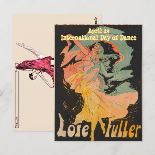 Postal Día Internacional de la Danza - Bella Artes de dan