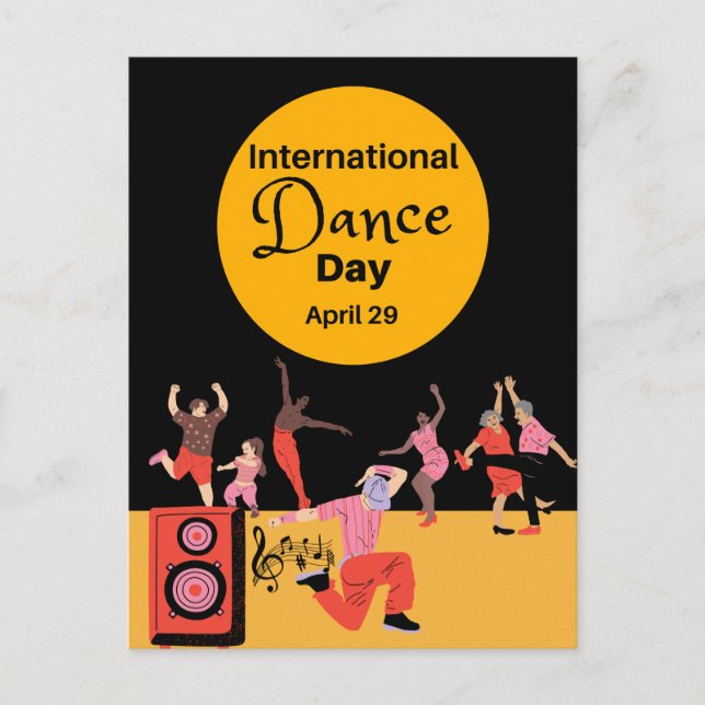Postal Día Internacional de la Danza | Día Mundial de la  (Anverso)