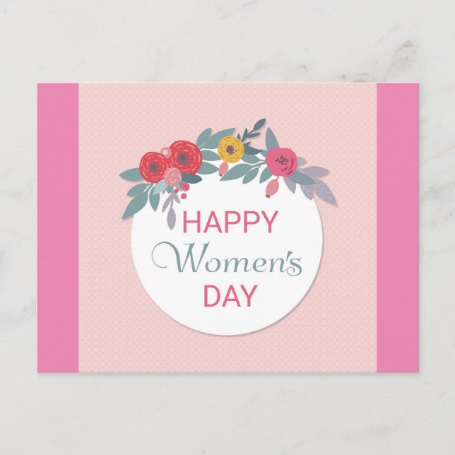 Postal día internacional de la mujer (Anverso)