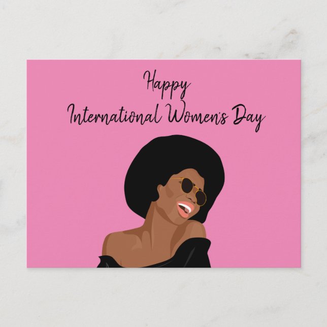 Postal Día Internacional de la Mujer (Anverso)