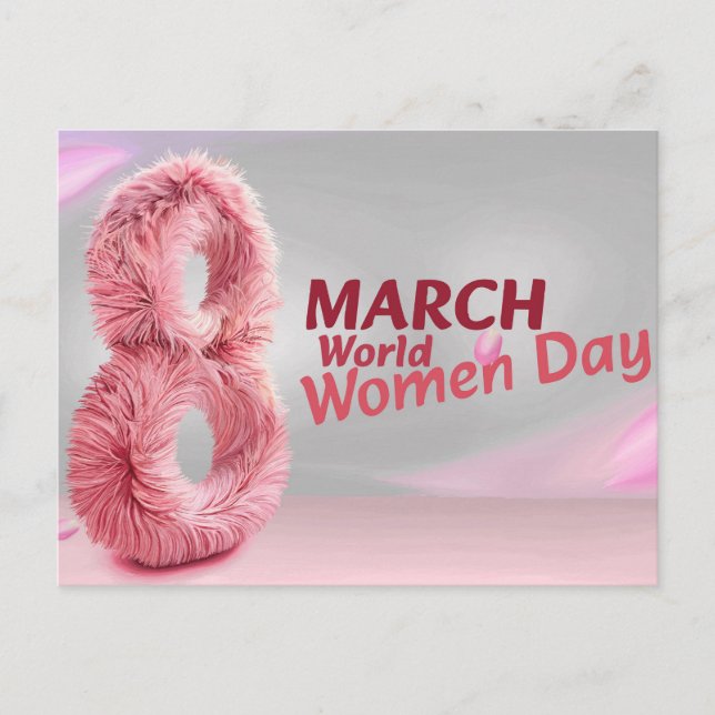 Postal día internacional de la mujer (Anverso)