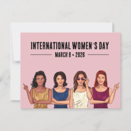 Postal Día Internacional de la Mujer