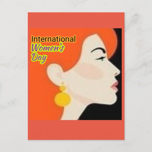 Postal Día Internacional de la Mujer (Anverso)