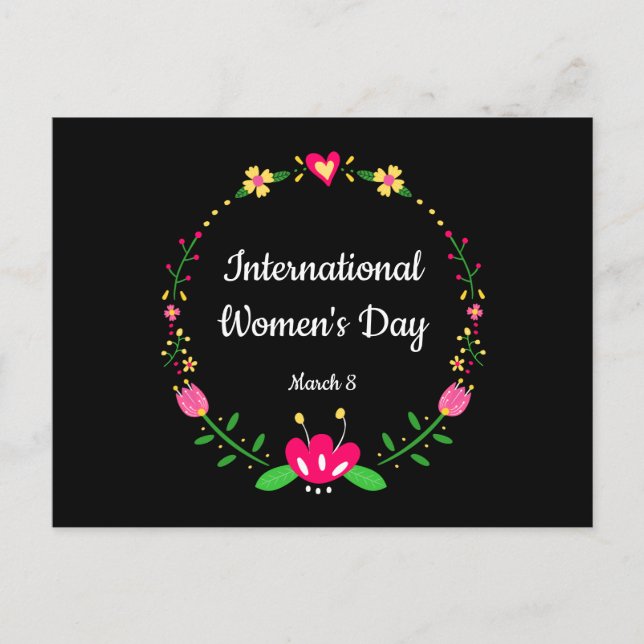 Postal Día Internacional de la Mujer (Anverso)